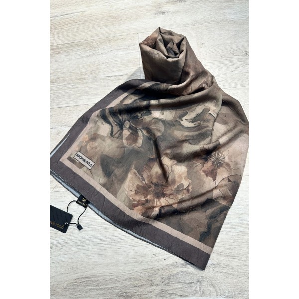 Desenli Bambu Şal 025V